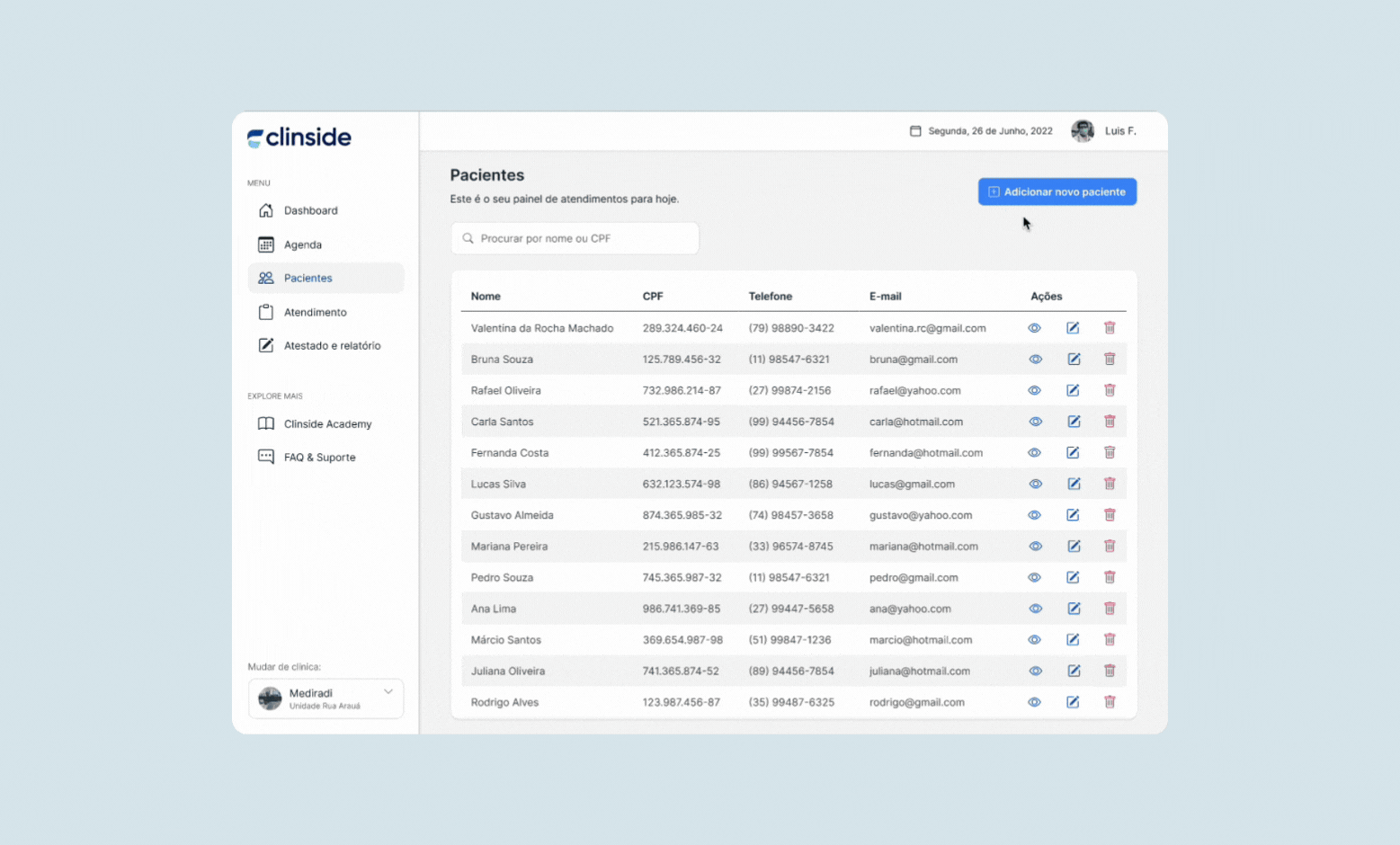 Main Features Clinside